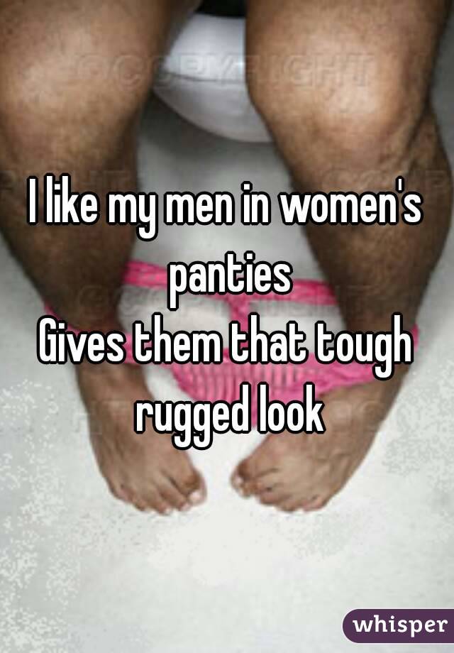 Men Wearing Women Panties Captions